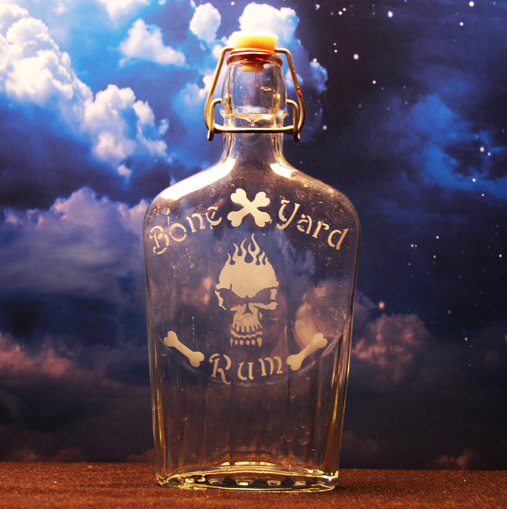 Boneyard Rum Bottle
